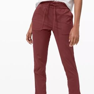 lululemon athletica Burgundy Track Pants